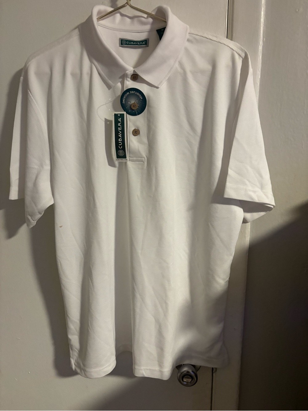 Cubavera Men’s White Polo Shirt Medium Resort Golf NWT
(970)